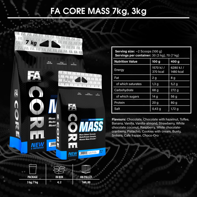 FA CORE MASS 7kg, 3kg