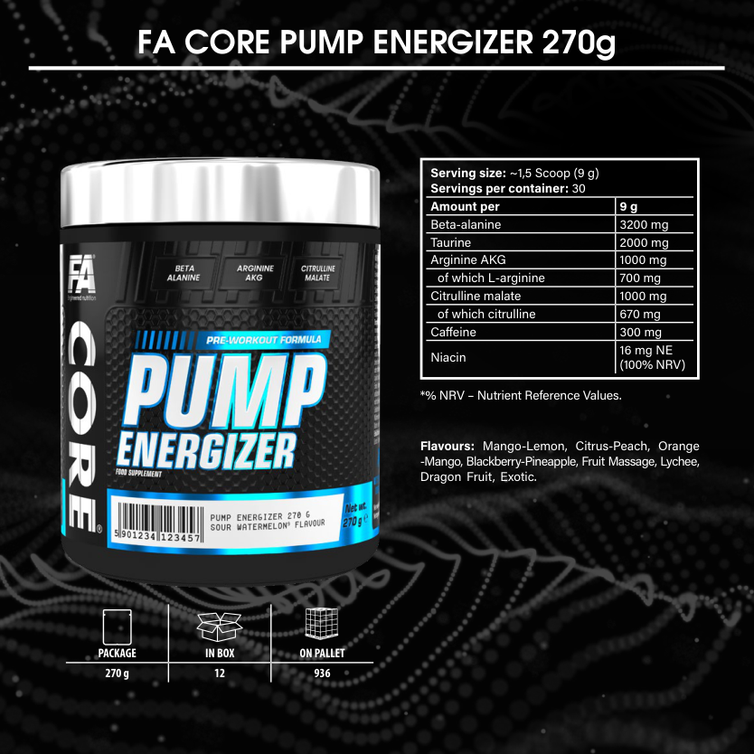 FA CORE PUMP ENERGIZER 270g
