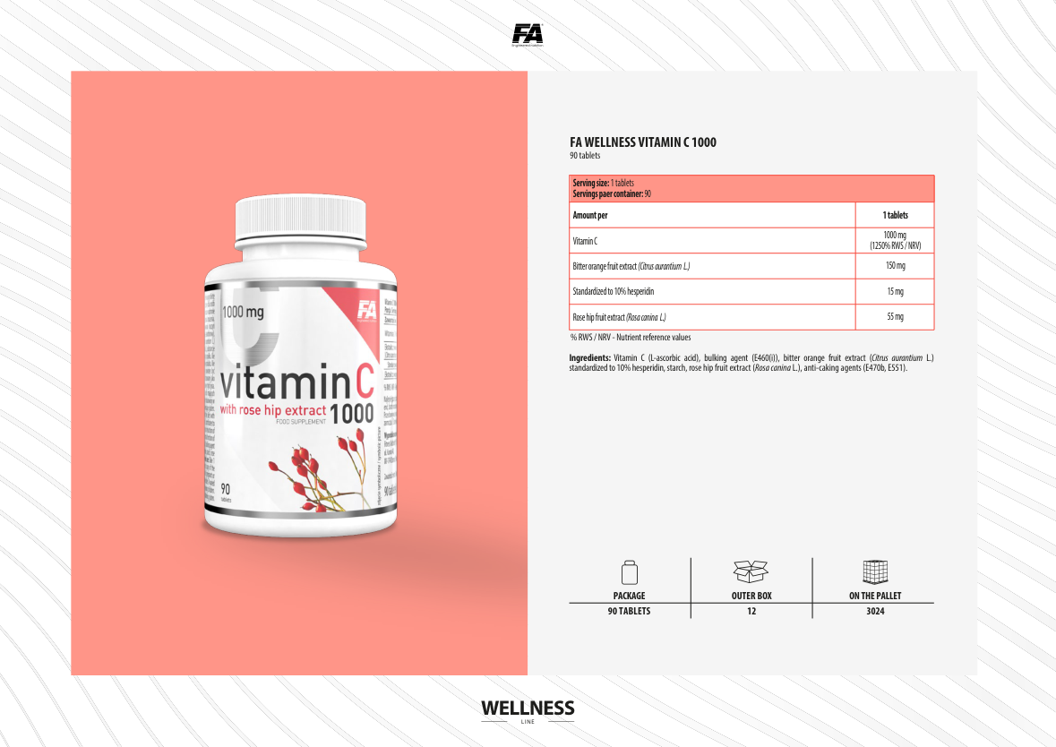FA WELLNESS VITAMIN C 1000