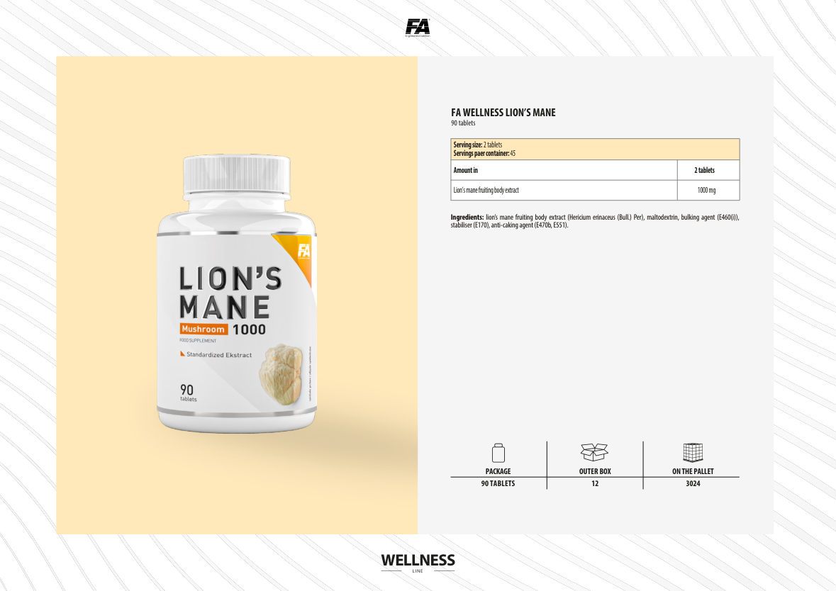 FA WELLNESS LION’S MANE
