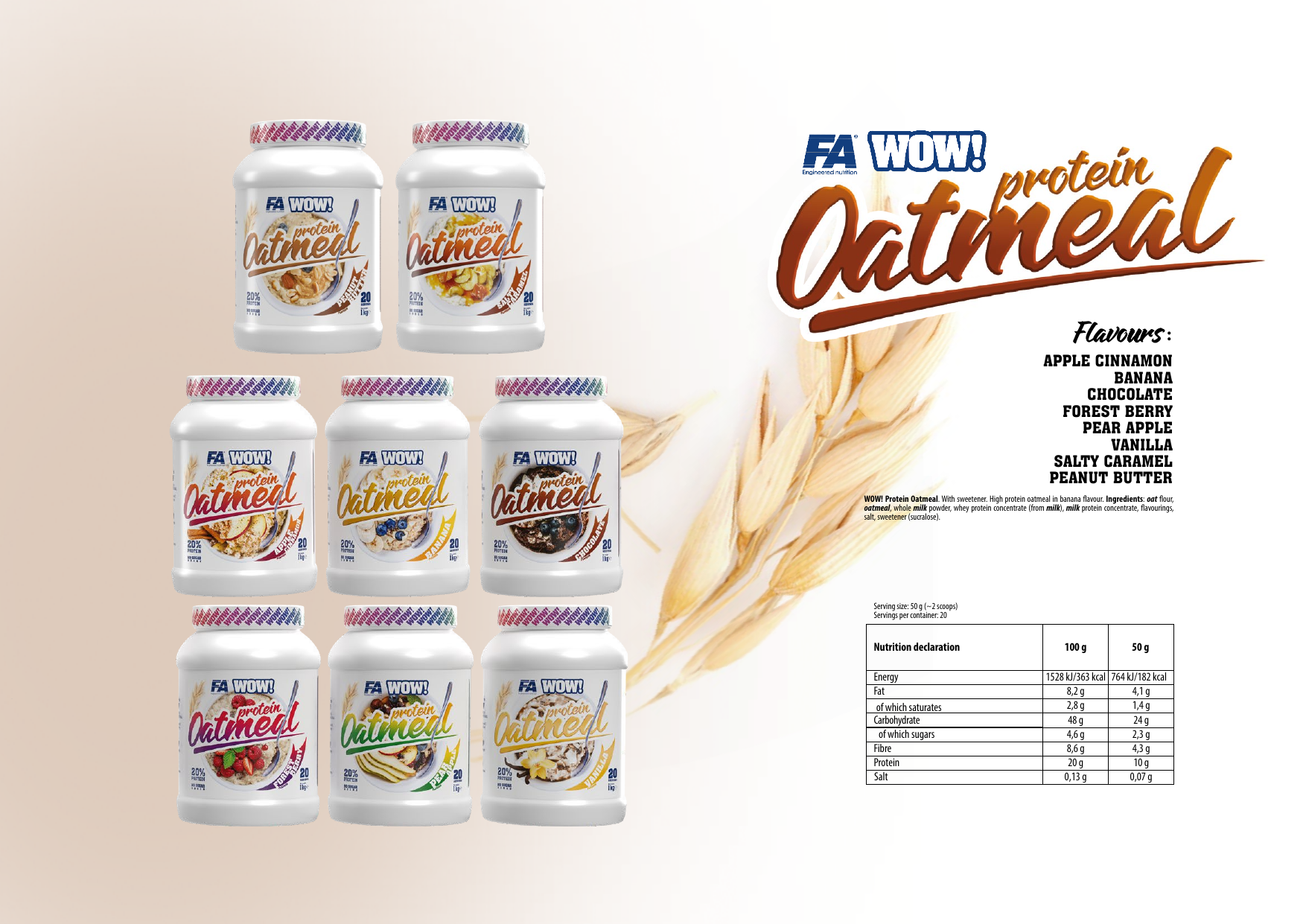 WOW! Protein Oatmeal